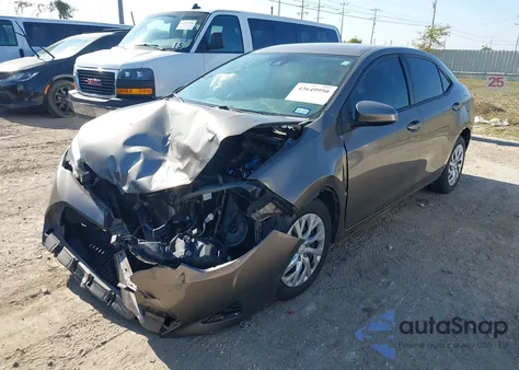 2017 Toyota Corolla Le from USA, damaged, VIN 5YFBURHE7HP600369